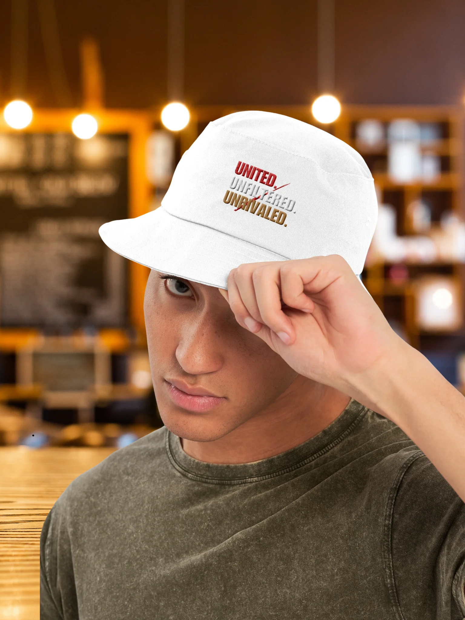United. Unfiltered. Unrivaled. Flexfit Bucket Hat product image (11)