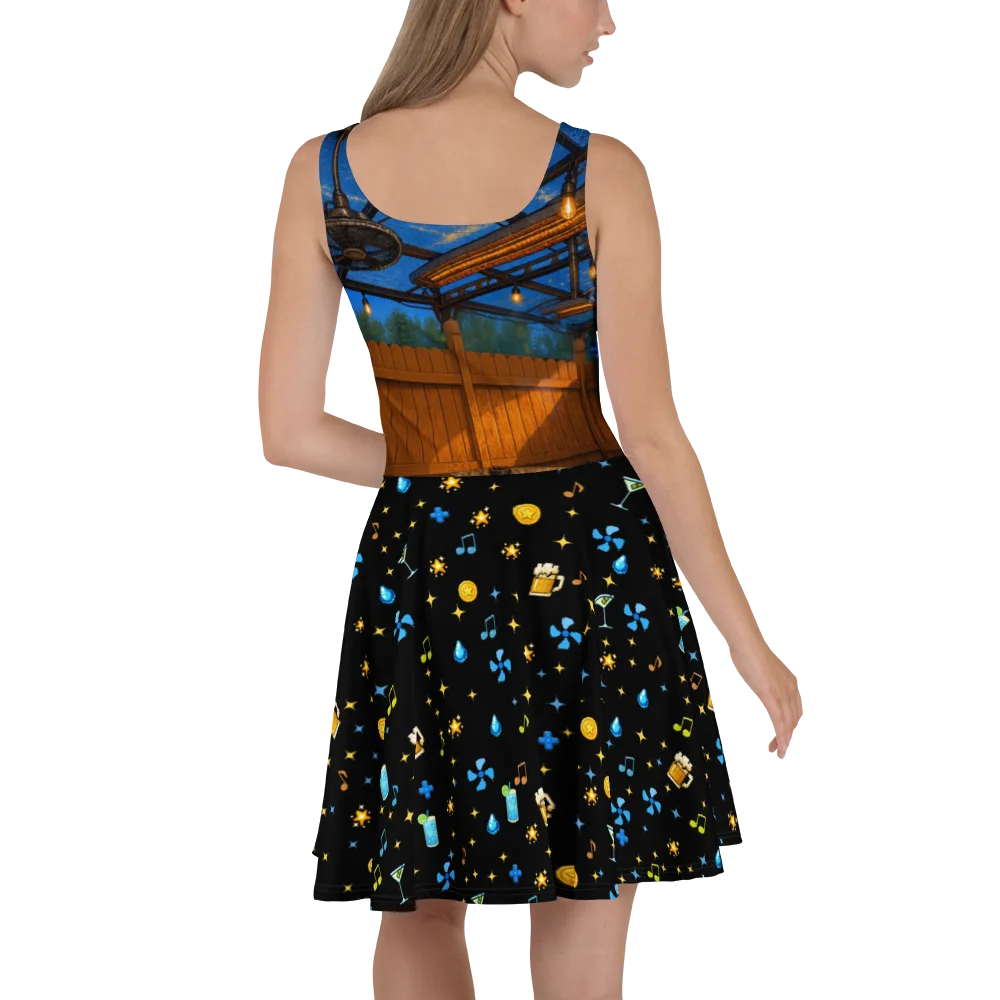 Patio Quest Dive Bar Summer Skater Dress product image (4)