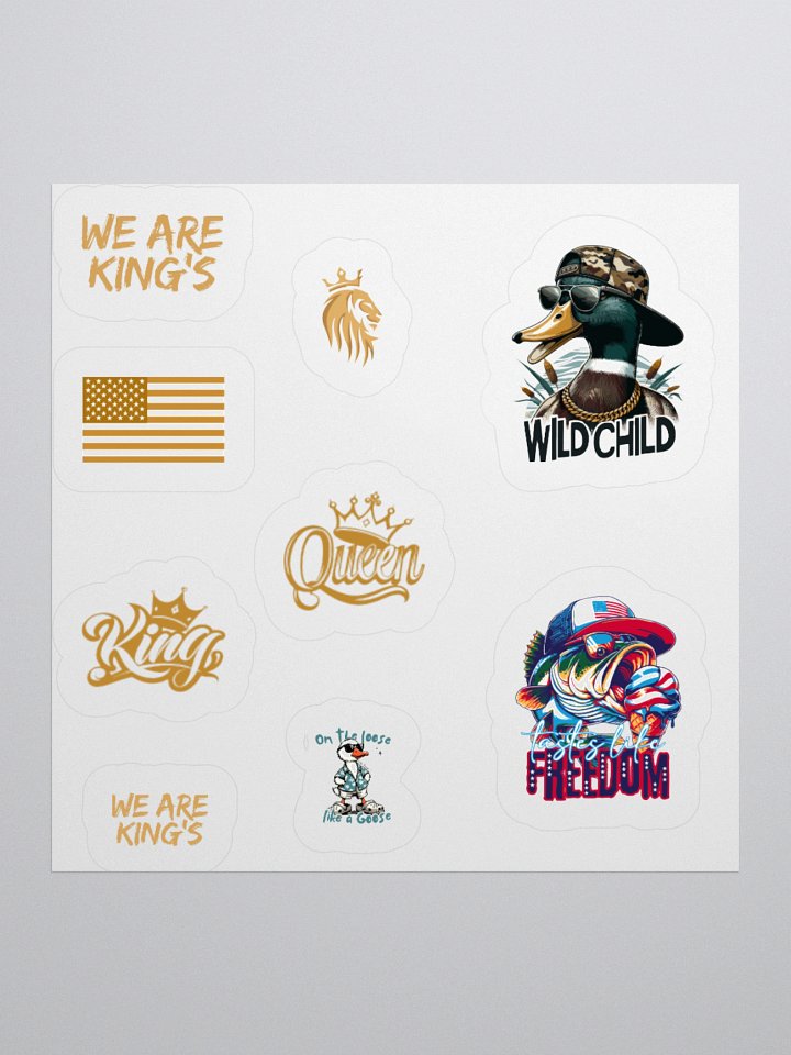 Urban Royalty Kiss Cut Stickers product image (1)