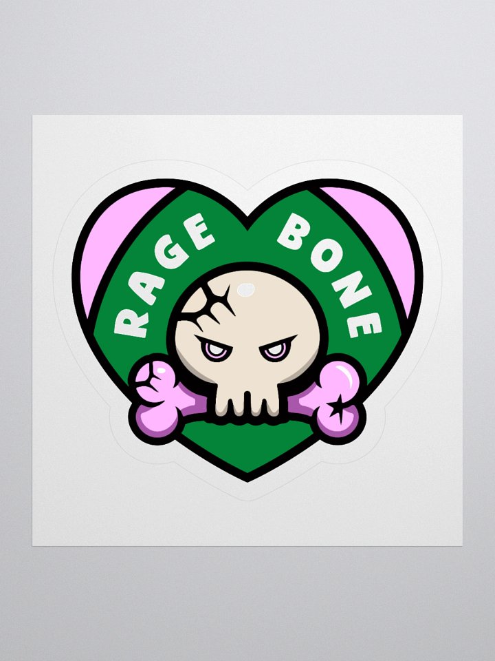 Rage Bone Heart Stickers product image (2)