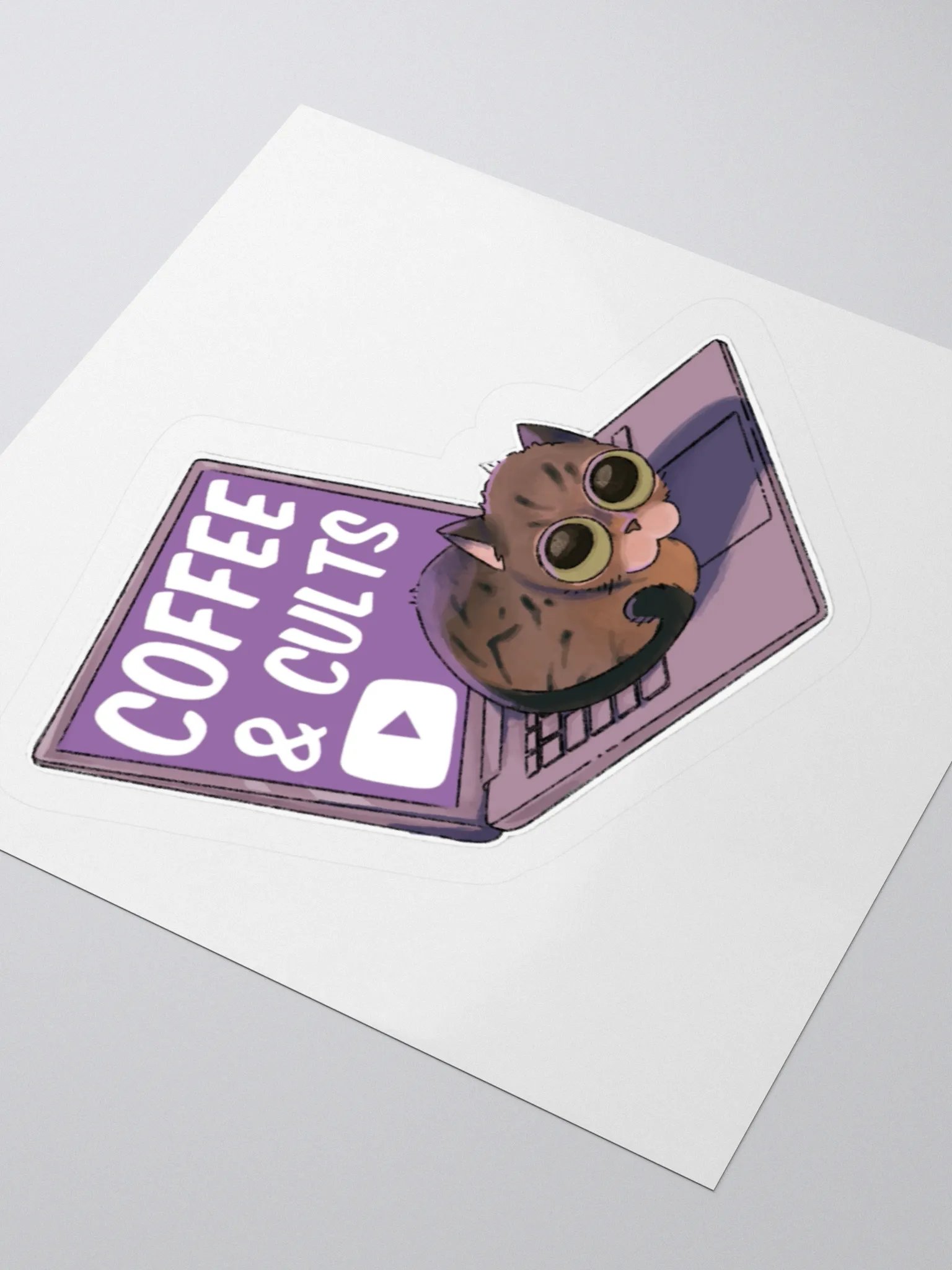 Ms. Gloria Laptop Sticker product image (3)