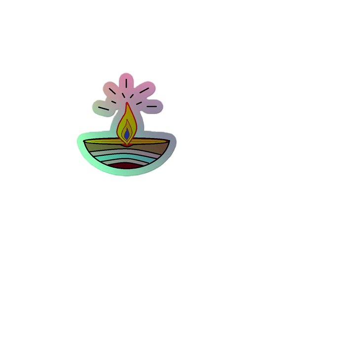 Diya Delight Holographic Sticker Sheet product image (2)