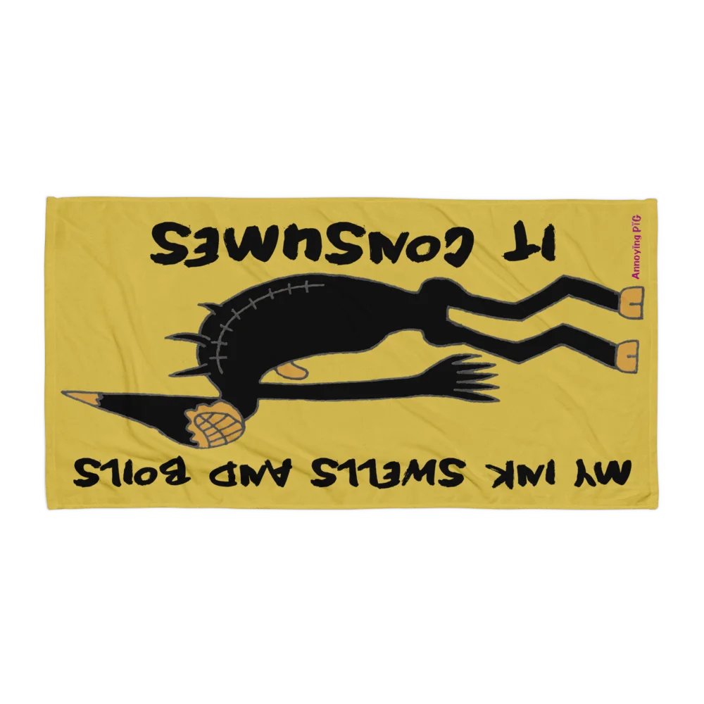 Ink Demon Towel product image (1)