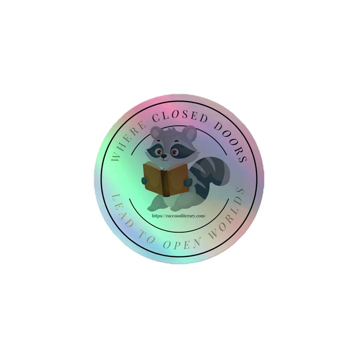 Closed Doors Open Worlds Holographic Sticker Sheet product image (1)