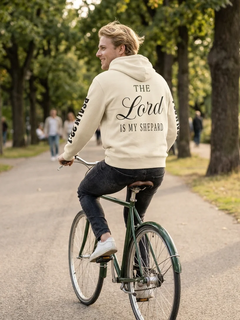 D2You Hoodie - The Lord is My Shepard (Back - Sleeve) product image (5)
