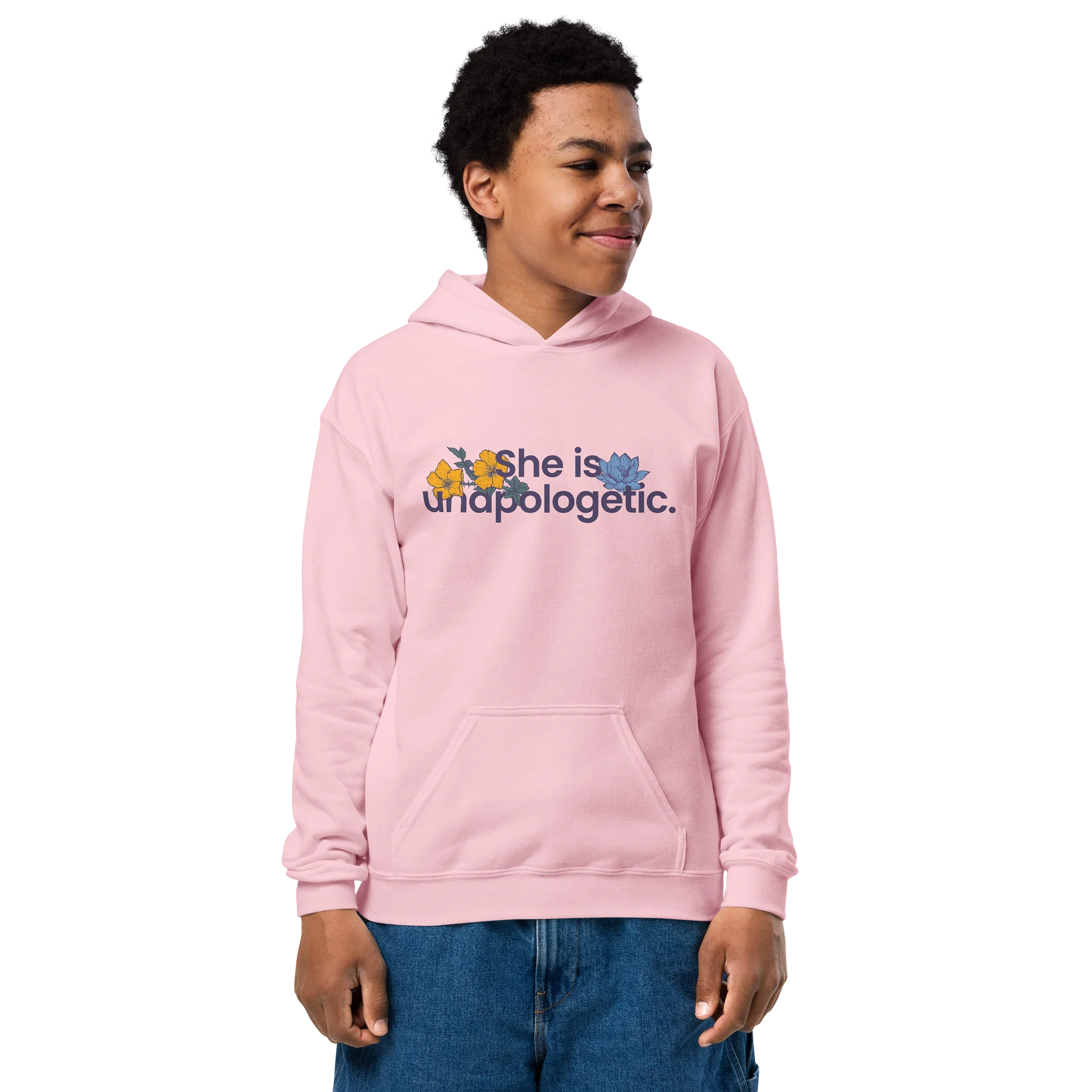 She Is Unapologetic Heavy Youth Hoodie product image (7)