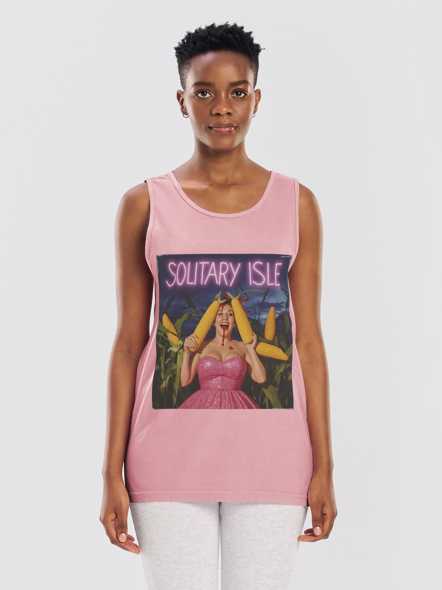 Solitary Isle | Comfort Colors Unisex Garment-Dyed Tank Top product image (2)