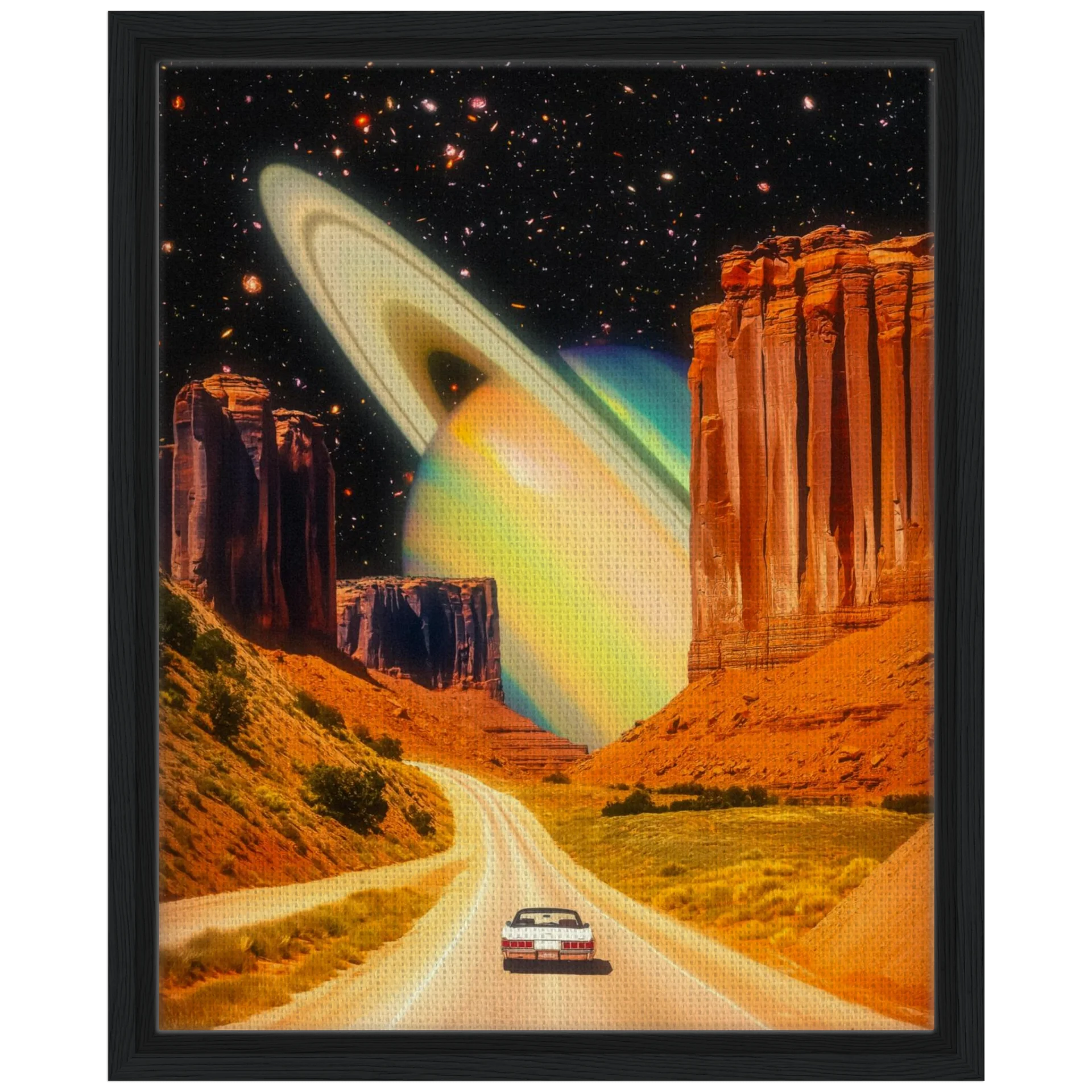 Road Trip To Saturn Wall Art