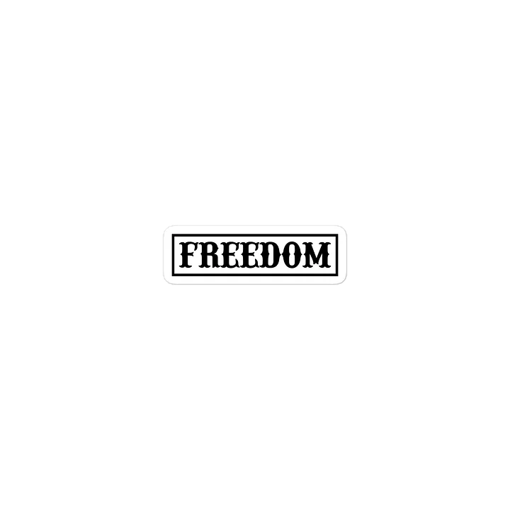 FREEDOM Die-Cut Sticker product image (2)