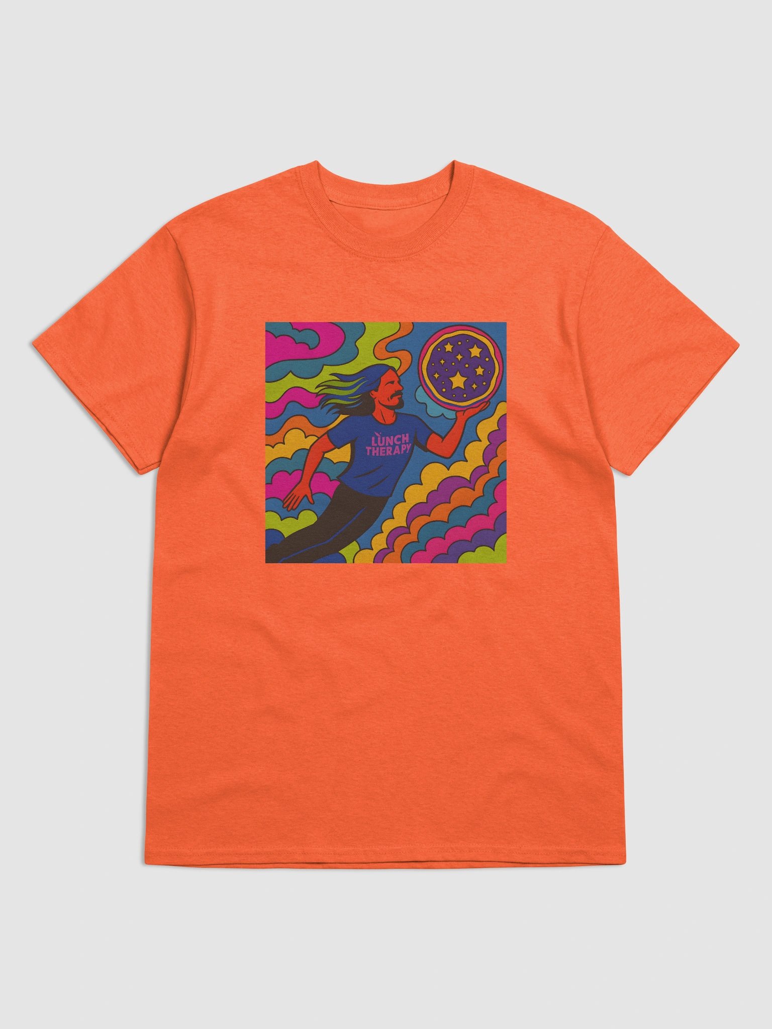 Floating Joel - Lunch Therapy on the back - Unisex Ultra Cotton Tee product image (89)