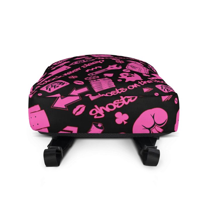 A8M - Ghosts On The Block Never Sleep Bookbag (Pink November) product image (2)