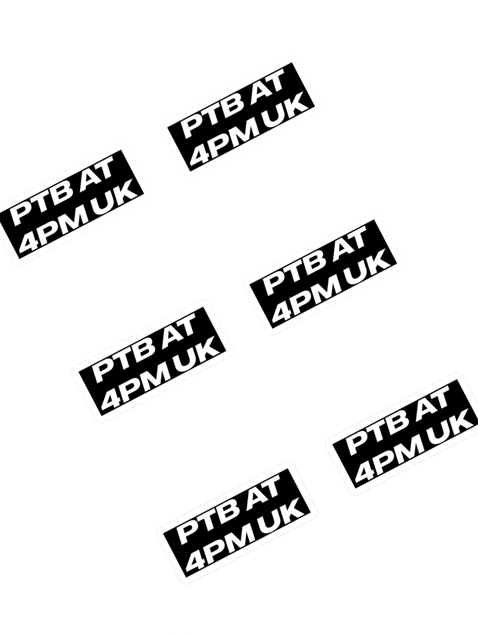 PTB AT 4PM Sticker Sheet product image (1)
