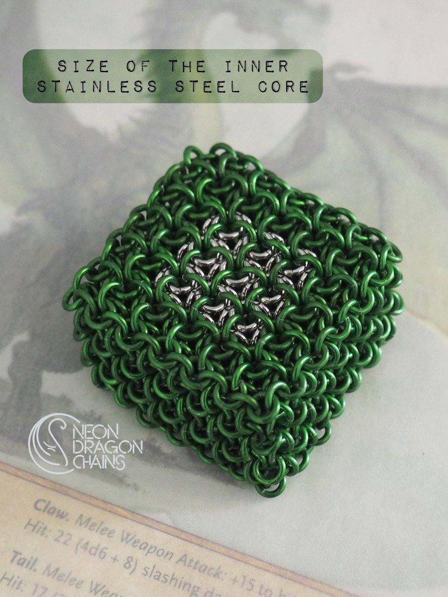 Gelatinous Cube / Chainmaille Jelly Cube product image (5)