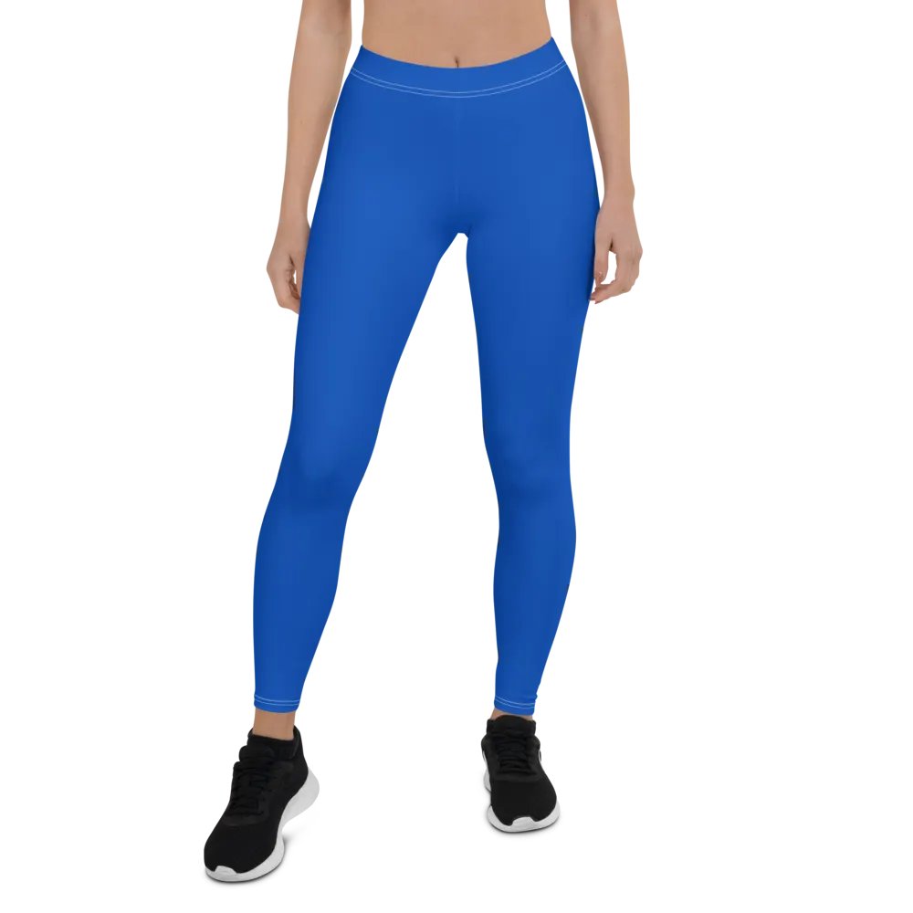 Plain Color Absolute Blue Leggings product image (1)