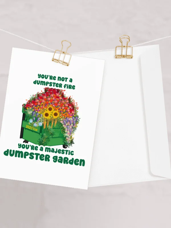 Dumpster Fire Greeting Card product image (2)