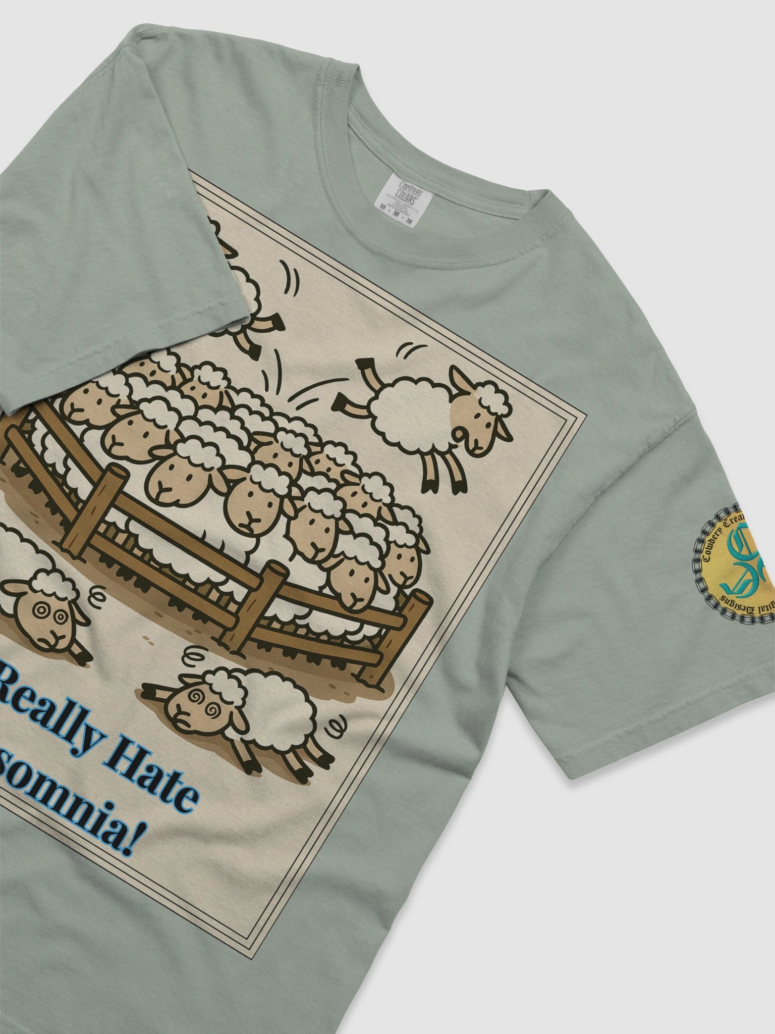 I Really Hate Insomnia (Both) Comfort Colors Garment-Dyed Heavyweight T-Shirt Colors (4) product image (58)