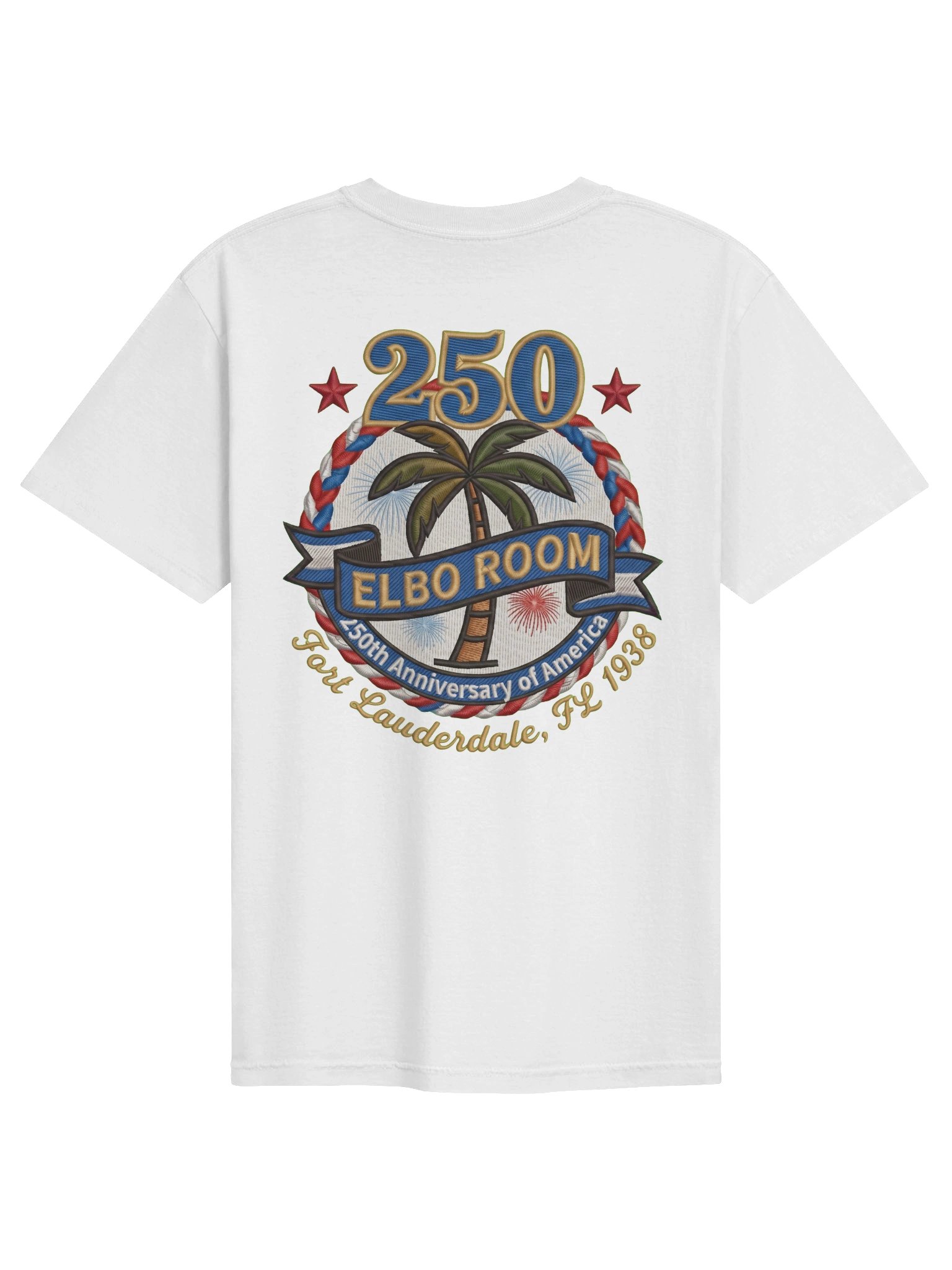 Elbo Room America’s 250th Anniversary Pin-Up Graphic T-Shirt | Heritage White product image (16)