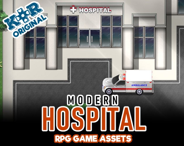 KR Modern Hospital Tileset for RPGs product image (1)