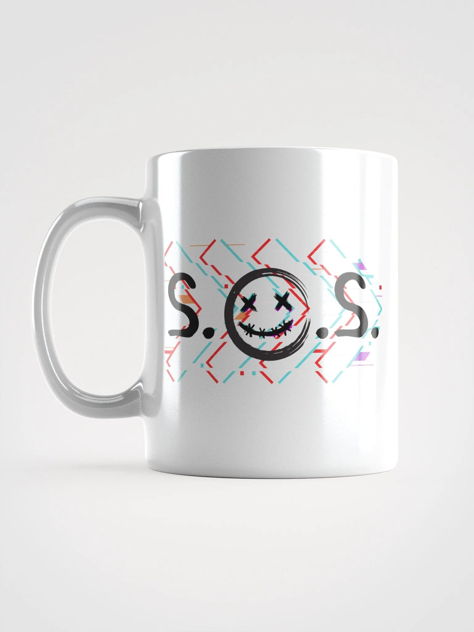 Fast Forward Glitched Mug product image (18)