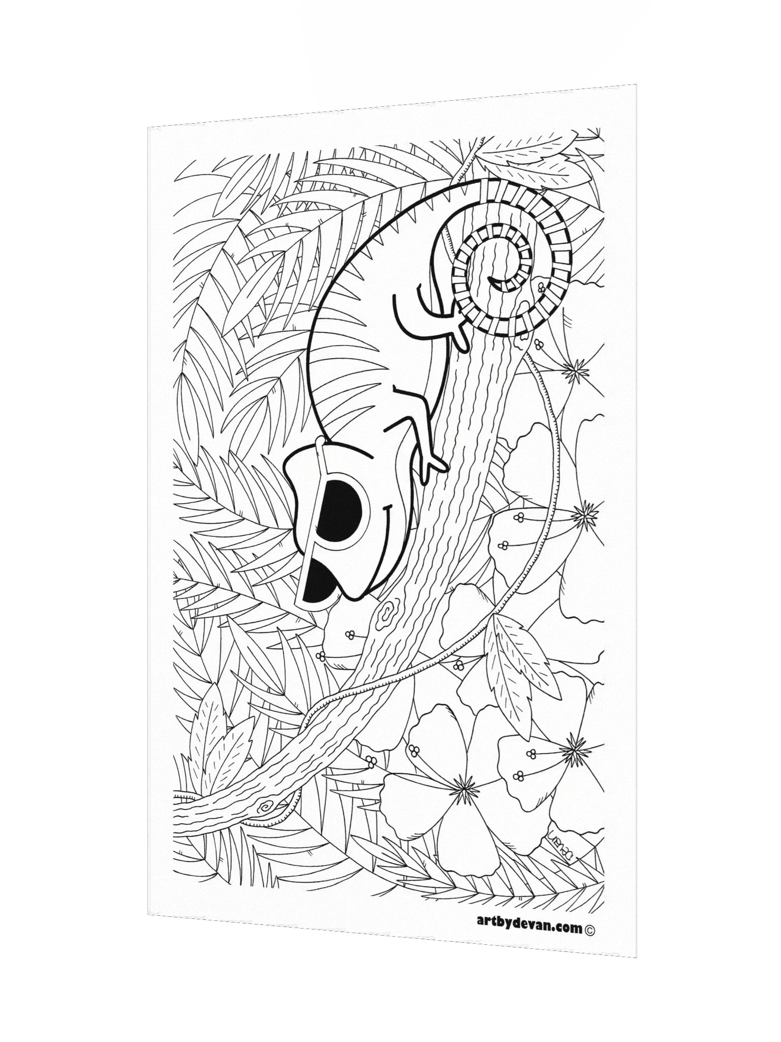 Color Your Own Art: Mr. Chill product image (3)