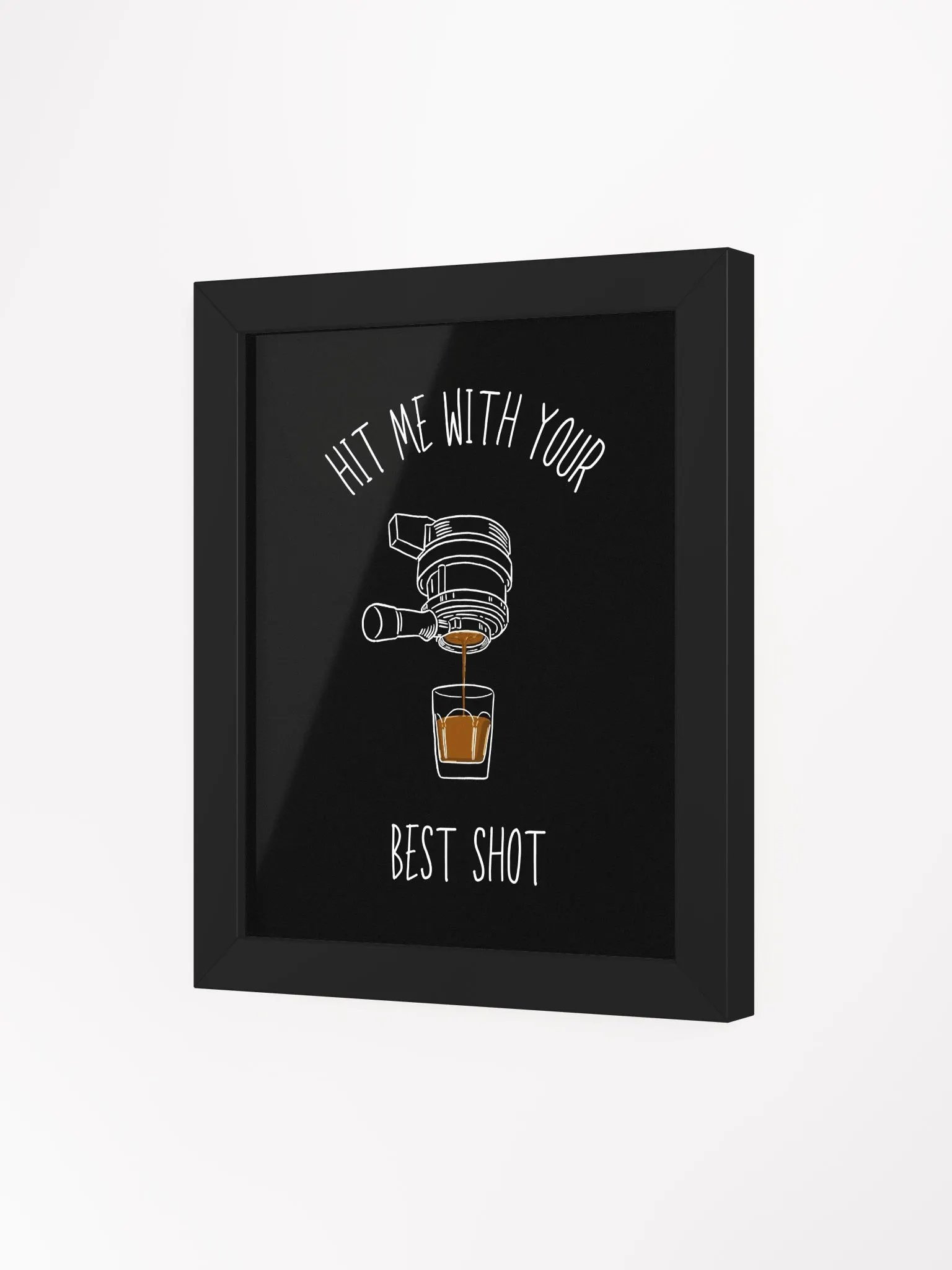 Hit Me With Your Best Shot Framed Print product image (88)