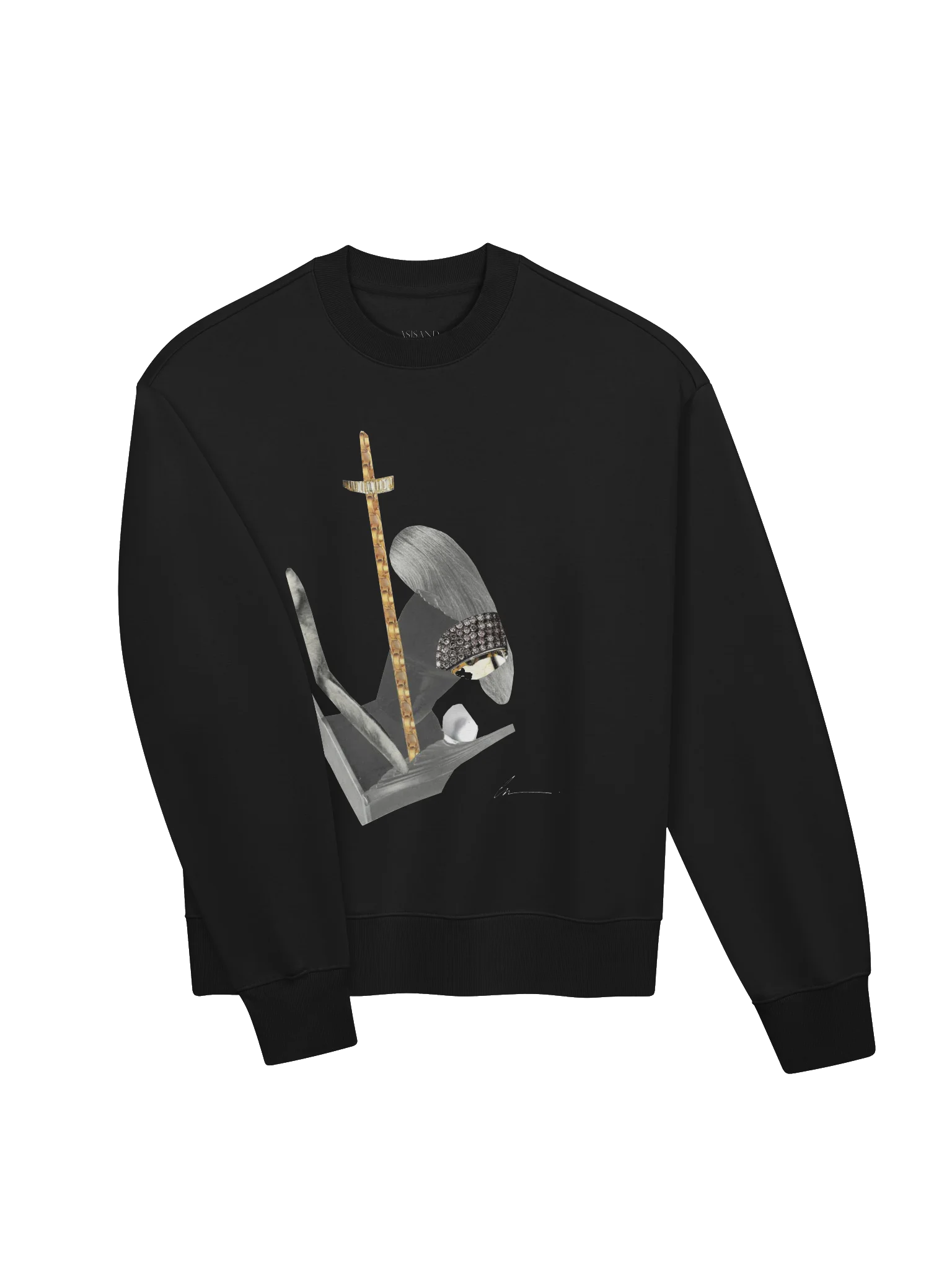 003 RISE UNISEX OVERSIZED SWEAT SHIRT BK 26 product image (3)