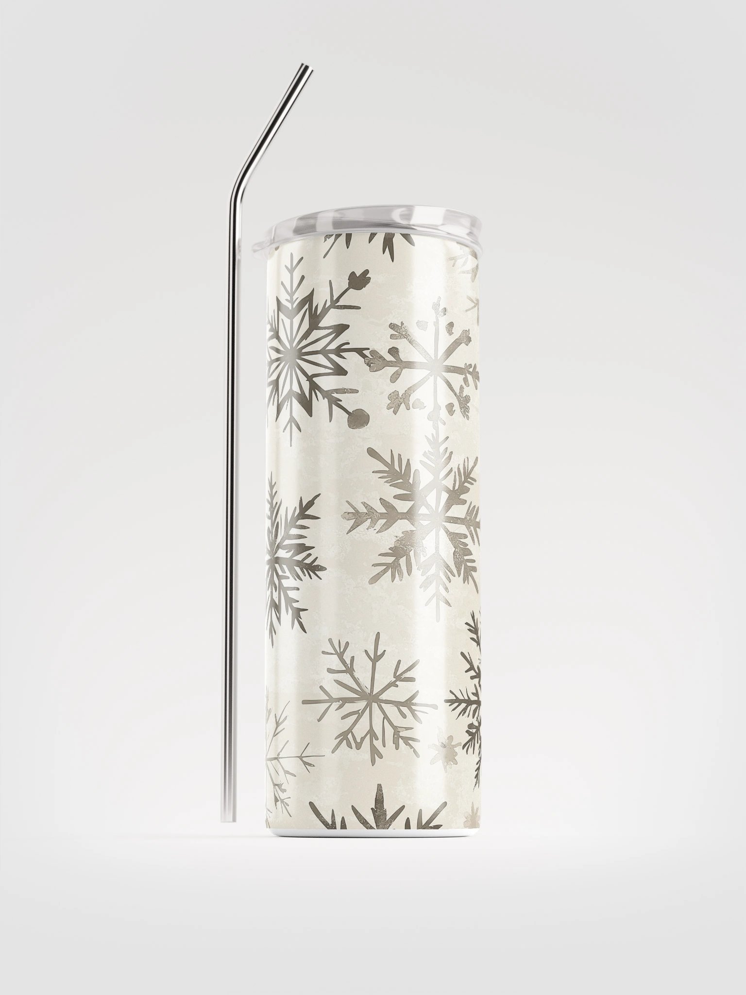 Vintage Snowflakes Stainless Steel Tumbler product image (1)