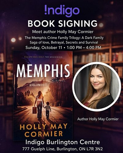Book signing at Indigo Burlington Centre next Thanksgiving weekend! 
So excited to be there and get Memphis and Johnny on the...