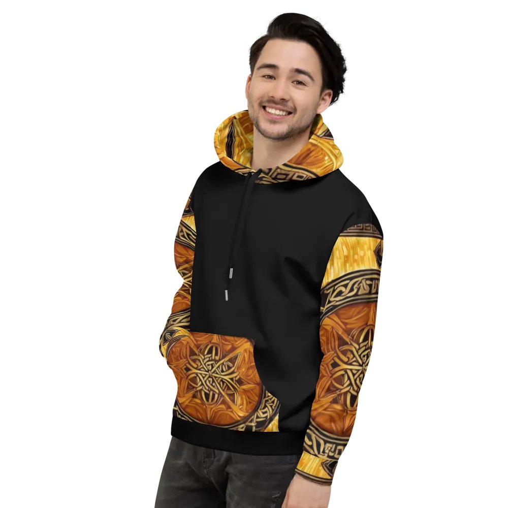 Black & Gold Symbology Hoodie product image (6)