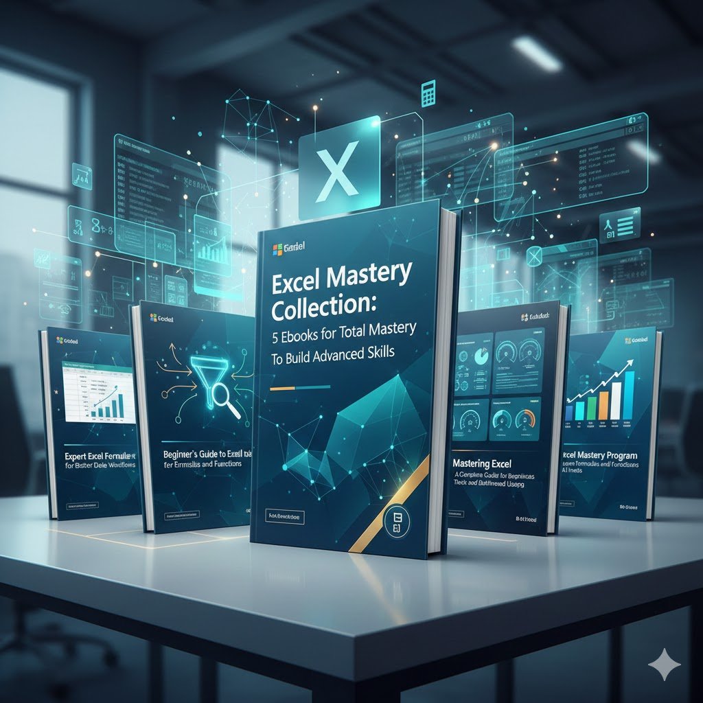 Excel Mastery Collection: 5 eBooks for Total Excel Mastery To Build Advanced Skills product image (1)