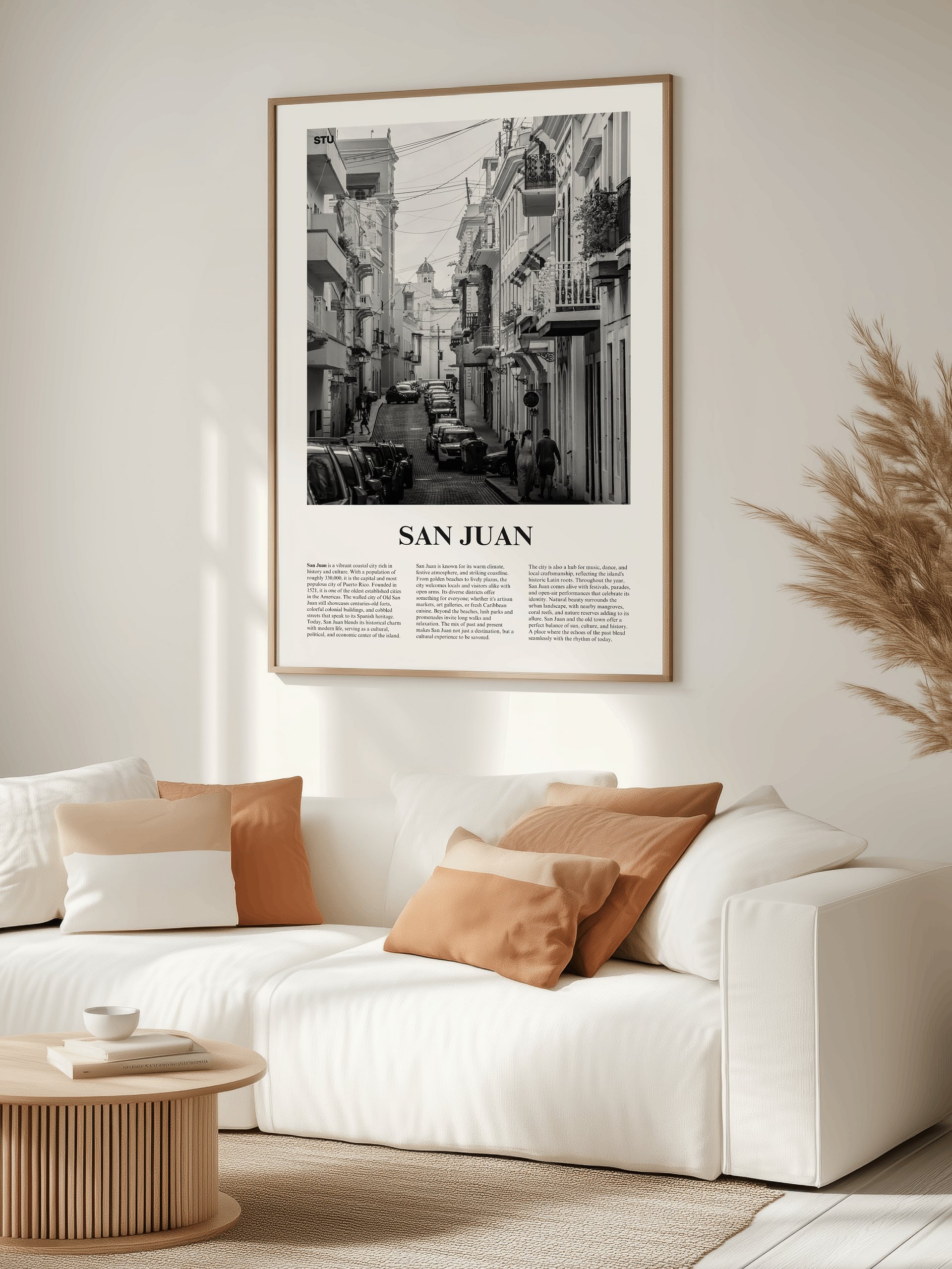 San Juan 02 Newspaper Poster | Framed product image (3)