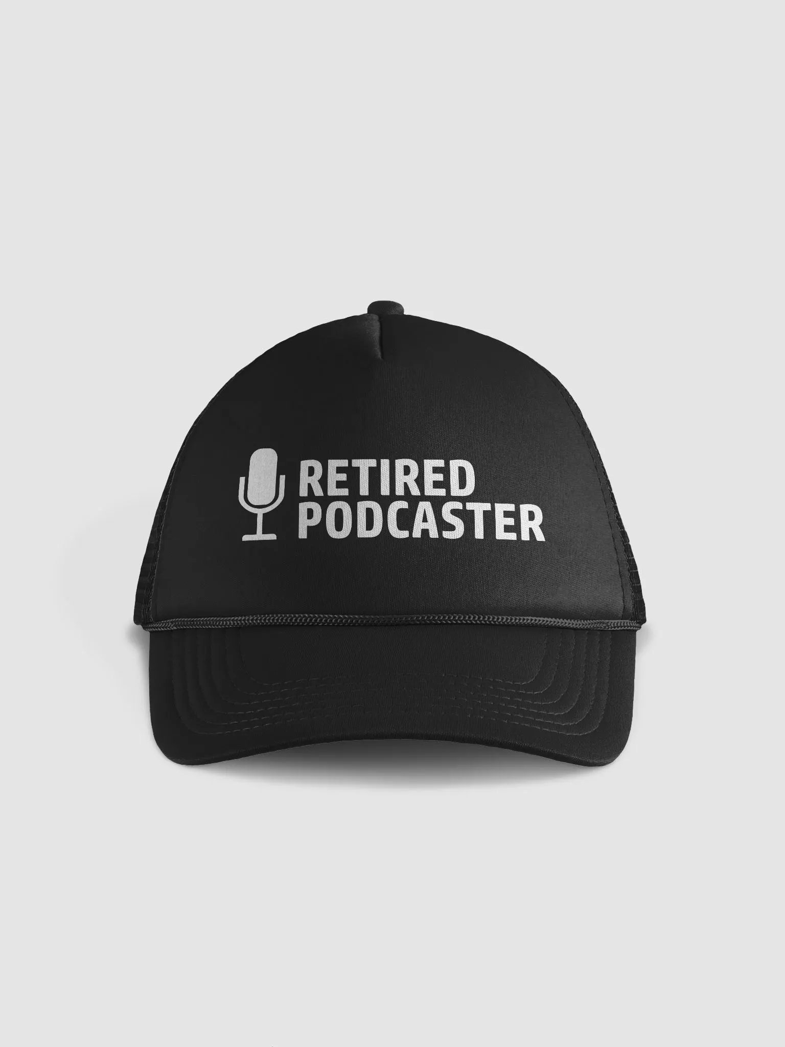 Retired Podcaster Hat product image (1)