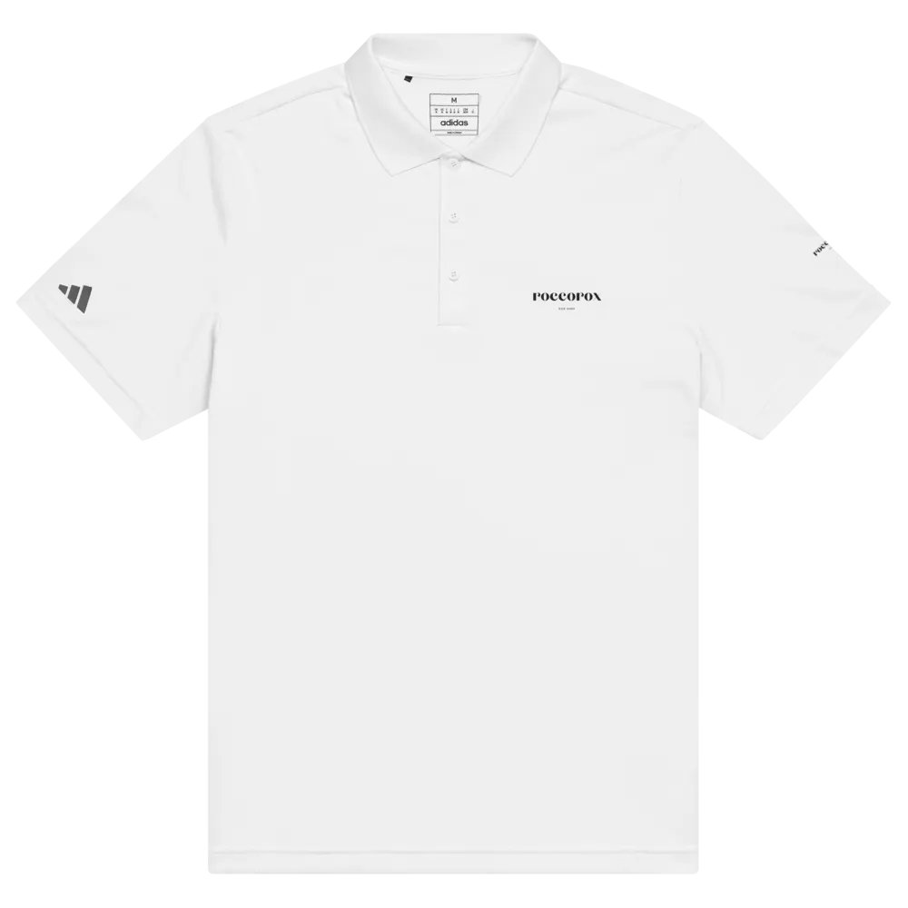 RoccoRox Adidas Polo Tee White product image (3)