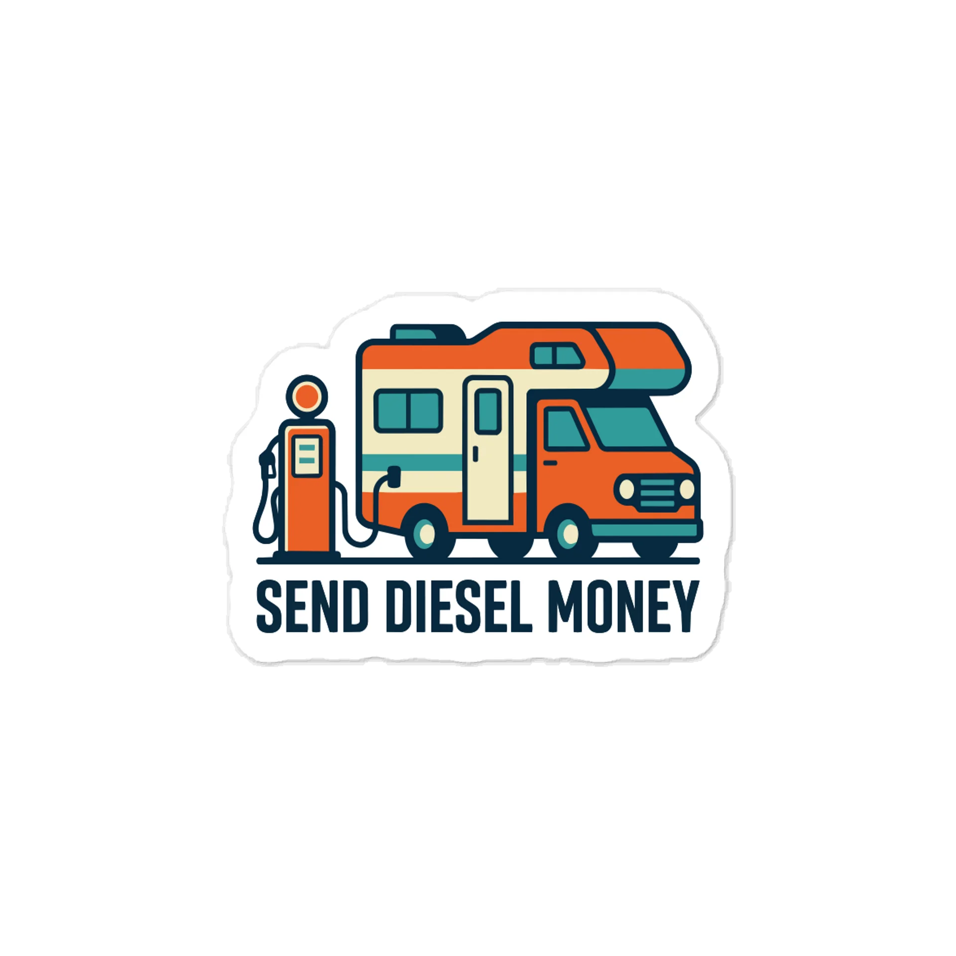 Send Diesel Money Sticker product image (1)