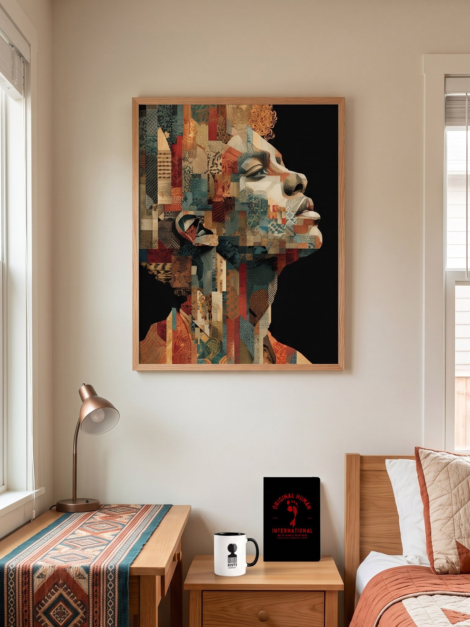Heirloom · Woven No. 1 | Framed Art Print | Originology | Black History X product image (3)