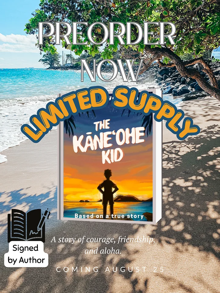 The Kāne'ohe Kid Paperback Book ONLY product image (1)