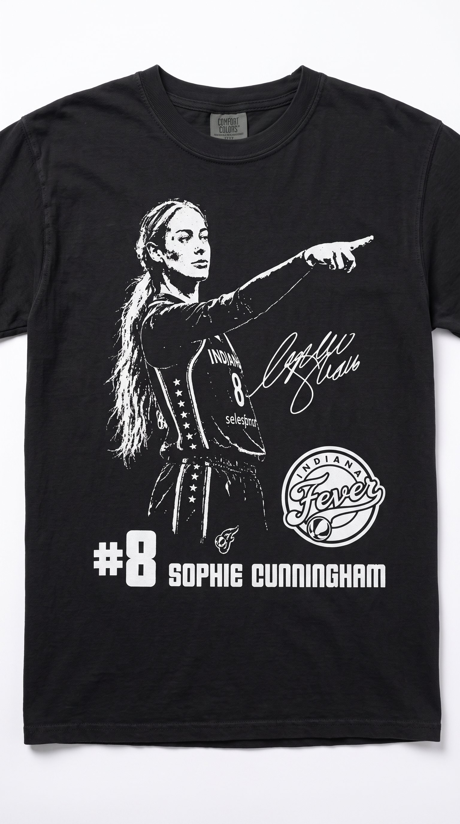 Sophie Cunningham Point Signature Basketball Shirt – Women’s Hoops Fan Tee product image (1)