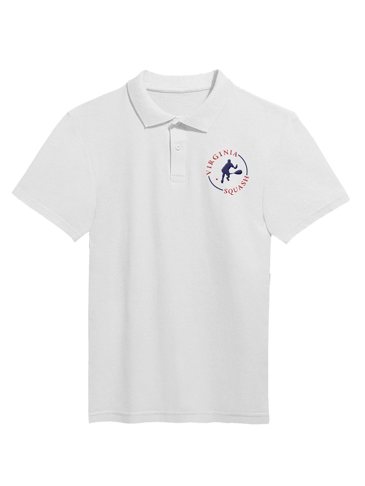 Standard Cotton Embroidered Polo - White product image (1)