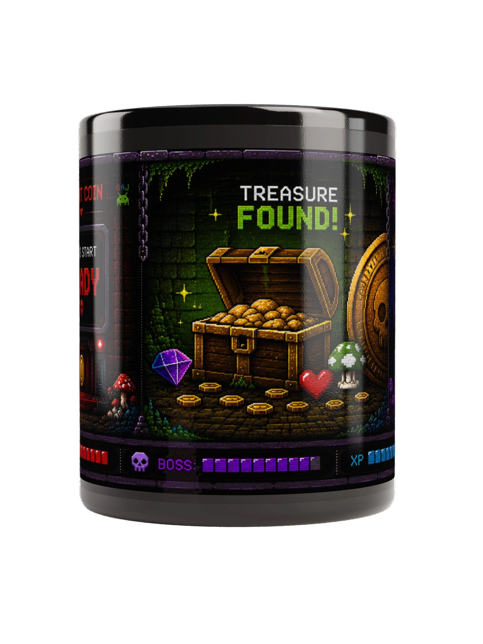 Dungeon Treasure Hunt – Pixel Mode Mug product image (2)