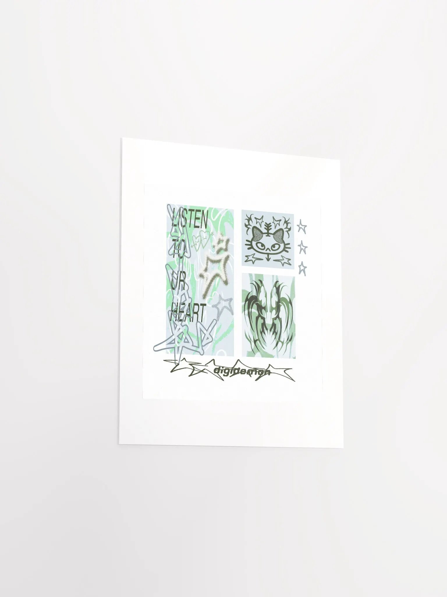 Listen To Ur Heart - Print product image (3)