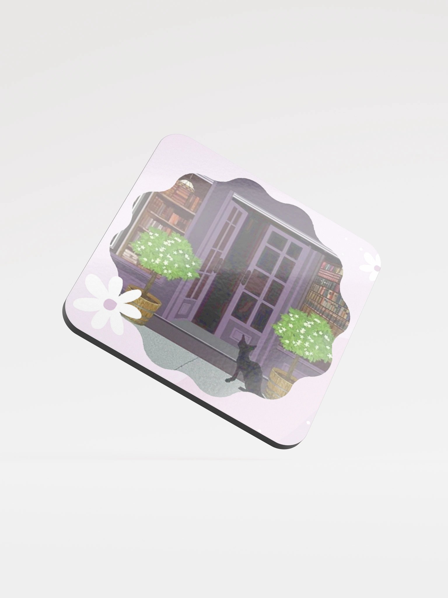 Lavender Cottage BookShop Coaster product image (1)