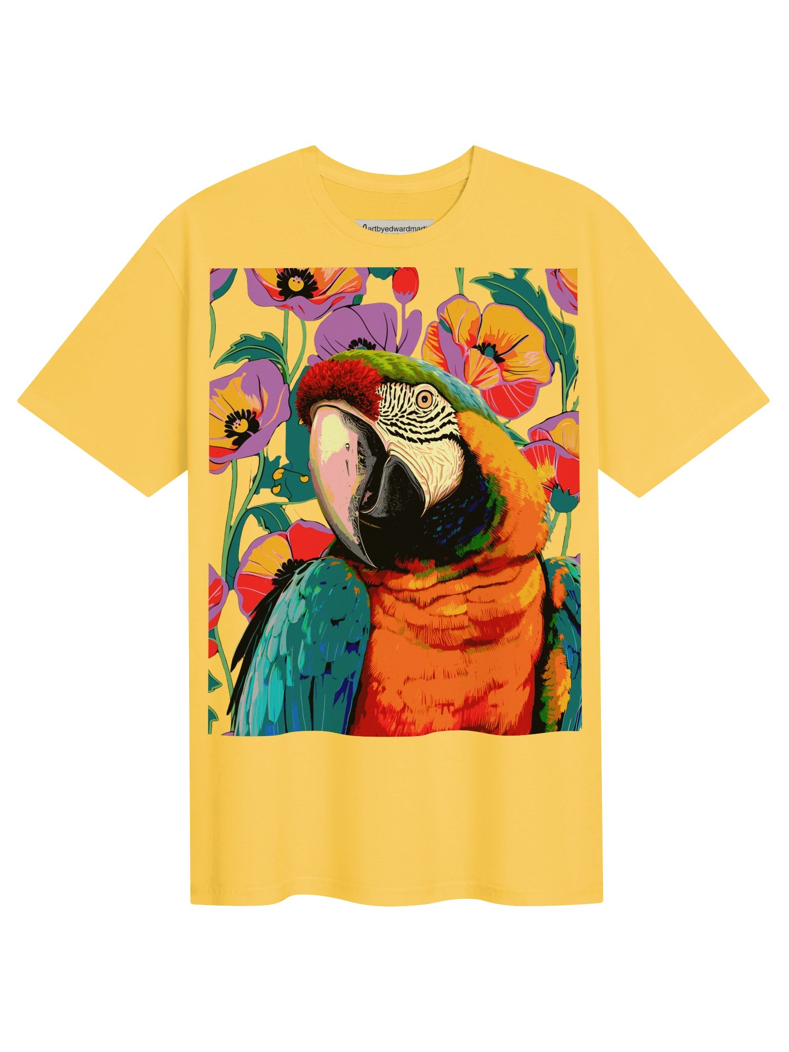 Vibrant Parrot Floral Tee product image (71)