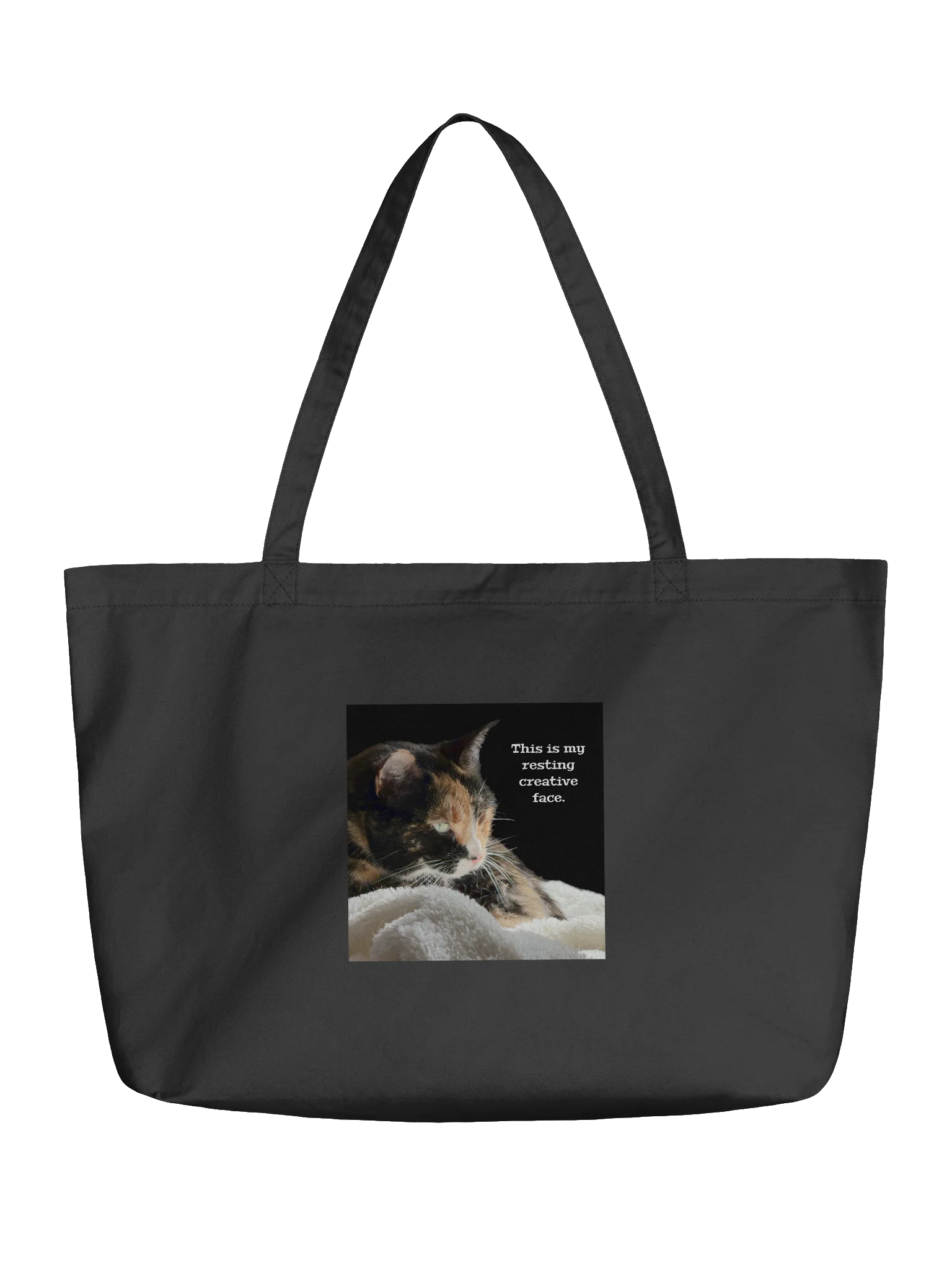 This is my resting creative face. Tote product image (1)