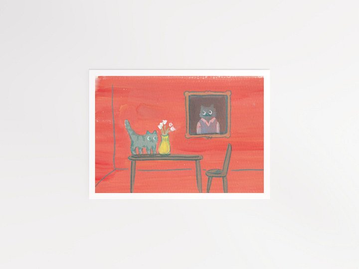 Tabby Cat Art Print product image (1)