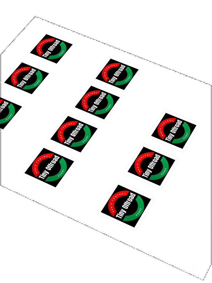 1 Inch X 1 Inch RC Car Stickers product image (2)