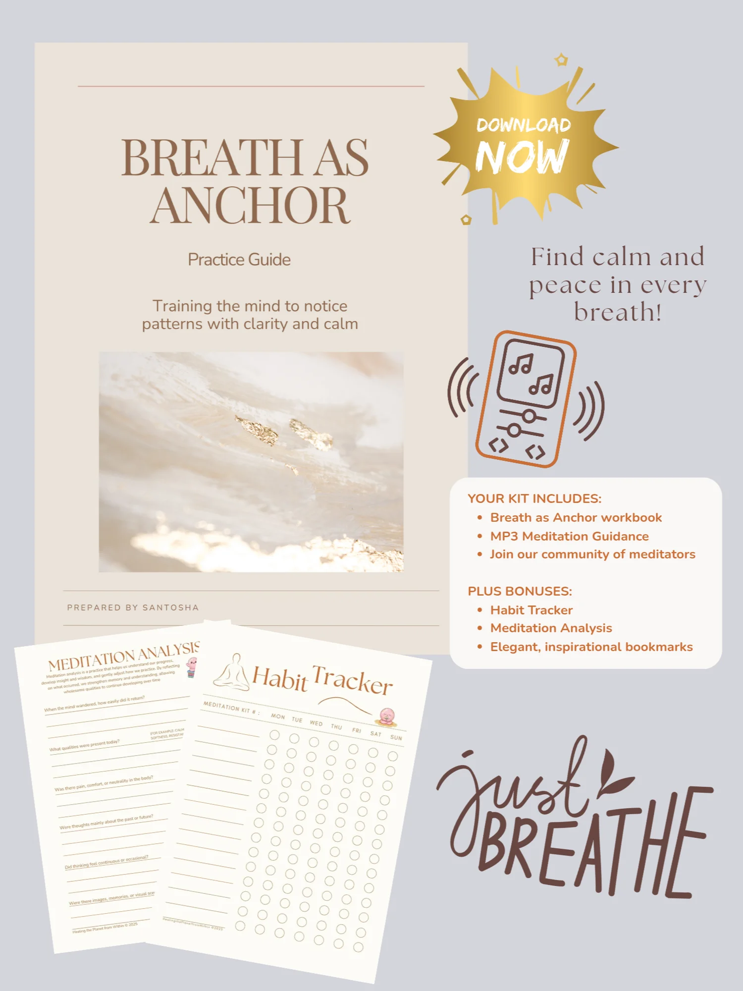 Breath as Anchor | Meditation Kit #1 product image (1)