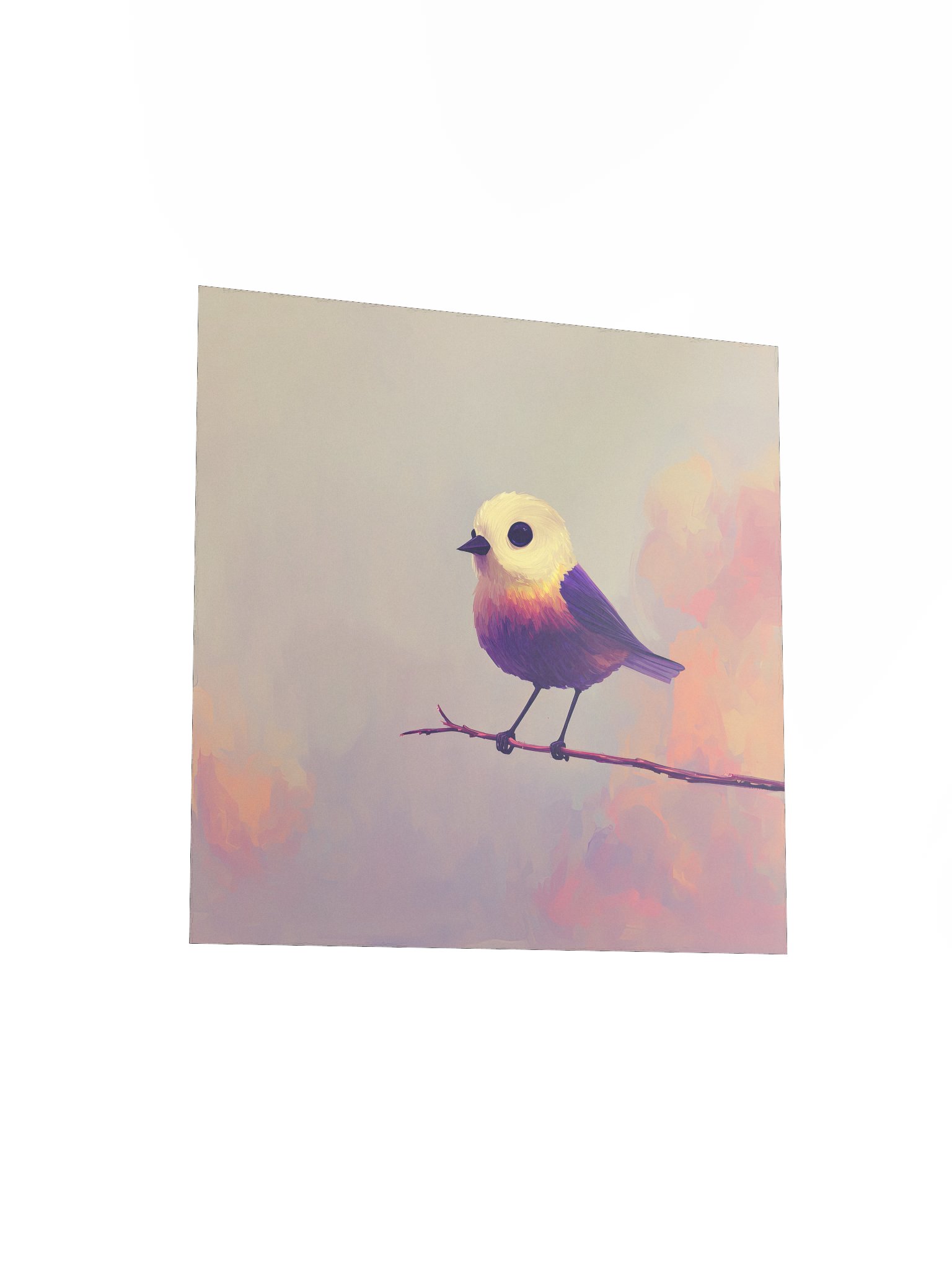 Purple Place: Whimsical Bird on Branch product image (13)