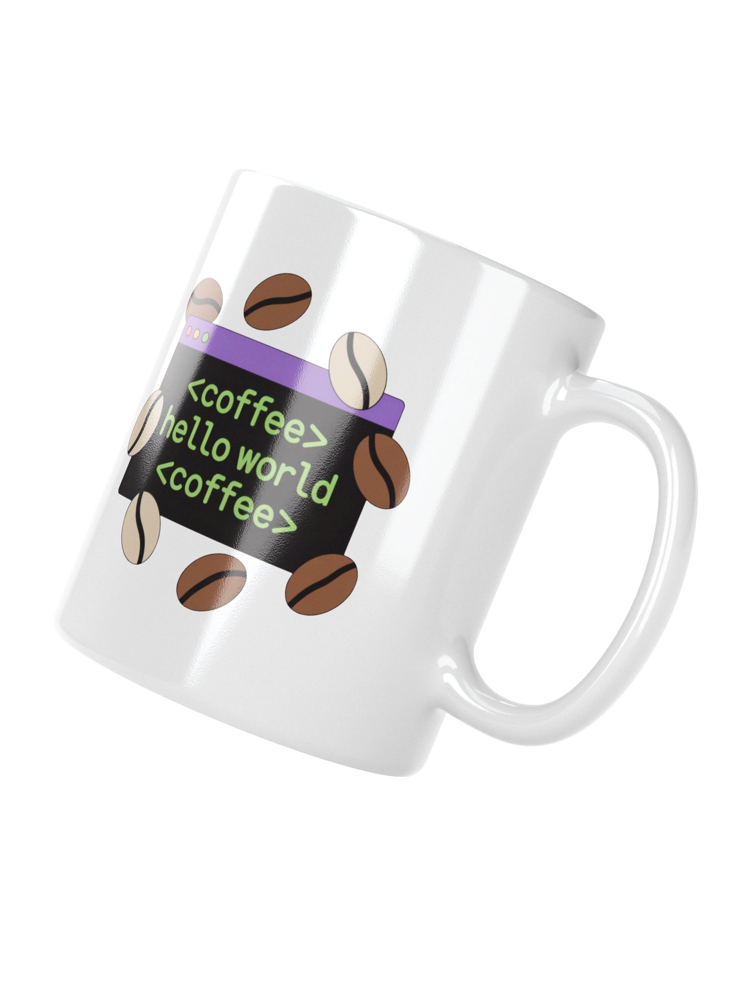 Hello World Coffee Code Mug – HTML Programmer Gift product image (12)