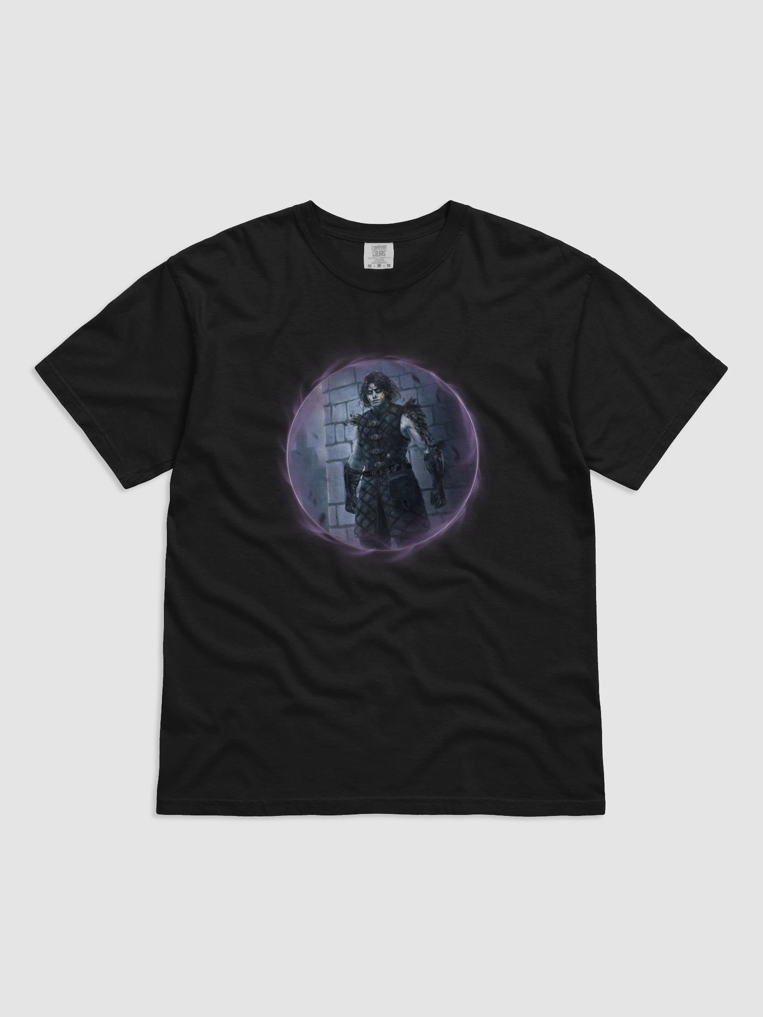 Black Relaxed Fit T-Shirt Dawn of Silence: Arkan product image (1)