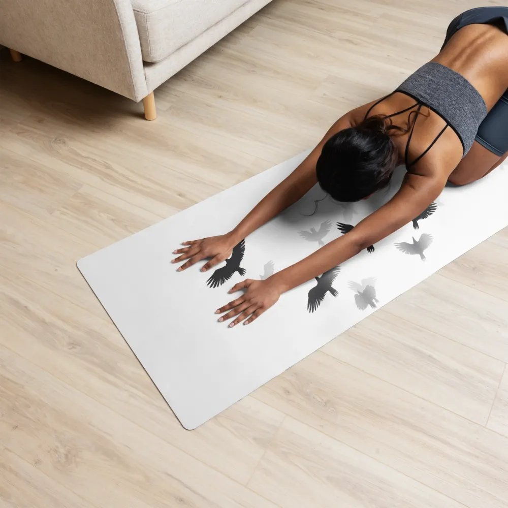 Premium Yoga Featuring Black Birds and Shadows Motif product image (4)